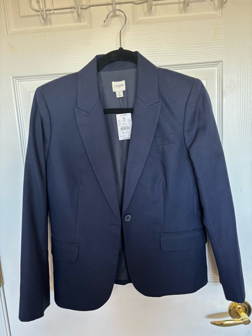 J. Crew Factory Navy NWT Single-Button Women's Blazer